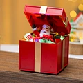 gift box with led lights-nutcracker music box
